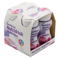 Żywienie medyczne - N.V.Nutricia Nutridrink Multi Fibre truskawka 4x125 ml 8425541 - miniaturka - grafika 1