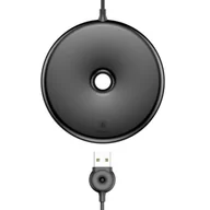 Ładowarki do telefonów - Baseus Ładowarka bezprzewodowa Donut QC 3.0, czarna 6953156269132 - miniaturka - grafika 1