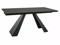 Stoły - Stół Salvadore (160-240)X90 Czarny Mat / Ceramic Brąz Ossido Bruno - miniaturka - grafika 1