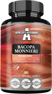 APOLLO'S HEGEMONY BAKOPA DROBNOLISTNA BACOPA MONNIERI 90 KAPSUŁEK - Suplementy naturalne - miniaturka - grafika 1