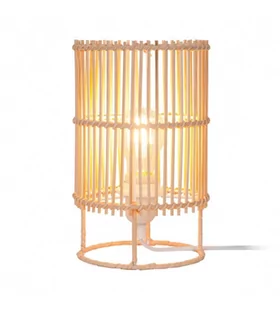P18224-1T-D15 EDIN LAMPA STOŁOWA NATURAL&BIAŁY - Lampy stojące - miniaturka - grafika 1