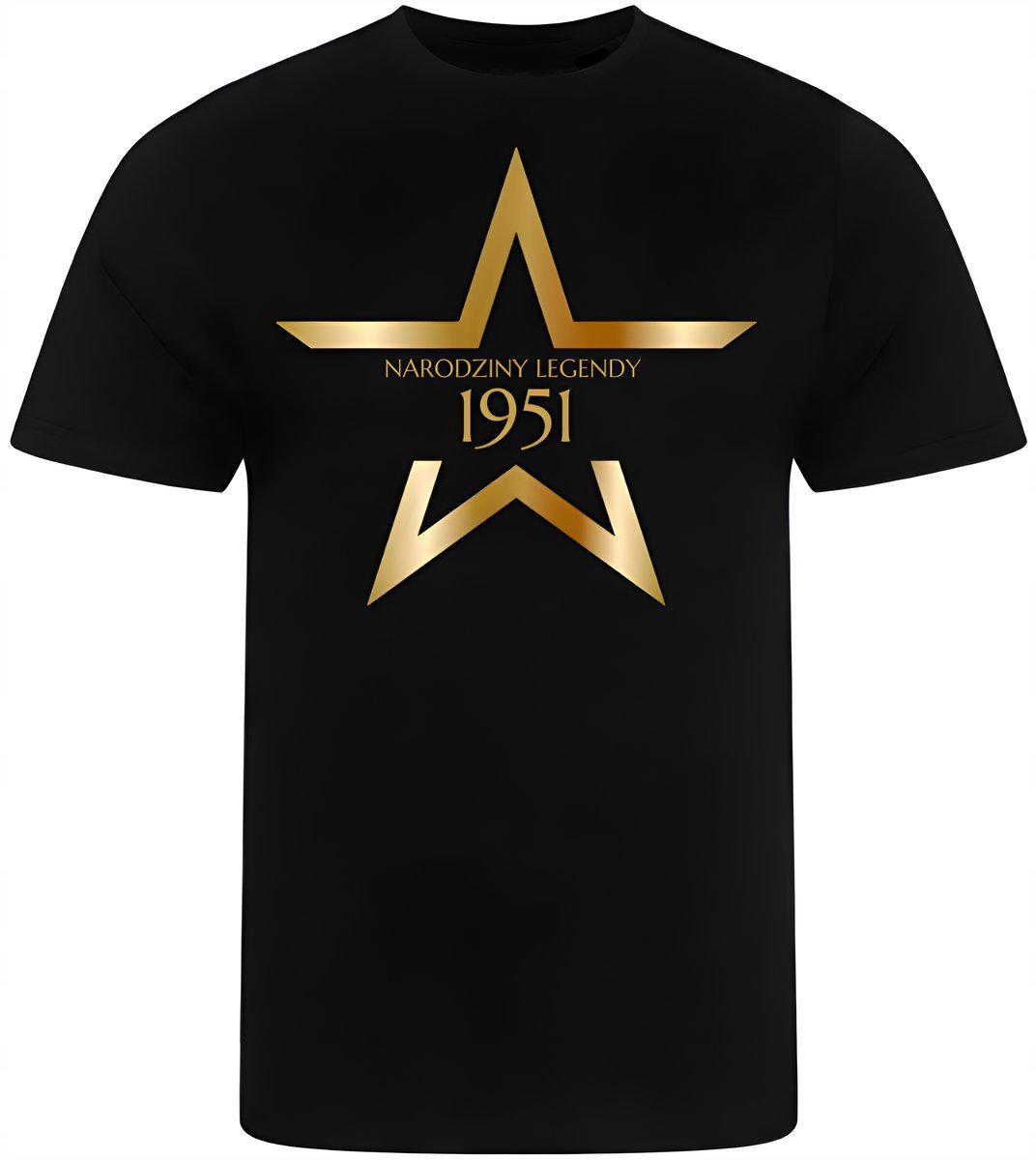 KOSZULKA MĘSKA NADRUK NA URODZINY ROCZNIK 1951 PREZENT PREMIUM XXL