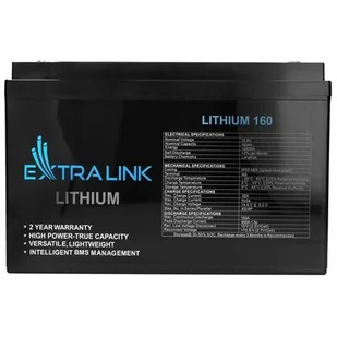Akumulator EXTRALINK EX.30462 160Ah 12.8V - Akumulatory ogólnego zastosowania - miniaturka - grafika 1