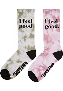Cayler & Sons Unisex Feelin Good skarpety, 2 sztuki, jasnokhaki/różowy, 43-46 - Skarpetki męskie - miniaturka - grafika 1