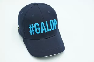 Czapka Jeździecka Z Daszkiem Galop Wear #Galop Granatowa Z Flagą Polski - Koszulki jeździeckie - miniaturka - grafika 1