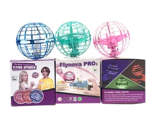 Latająca Kula Sterowana Gestem dla dzieci 6+ i dorosłych Niebieska + Światła LED + Pilot - Gry planszowe - miniaturka - grafika 1