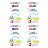Mleko modyfikowane - Hipp 3 Junior Combiotik produkt na bazie mleka dla dzieci po 1. roku Zgrzewka 4 x 550 g - miniaturka - grafika 1