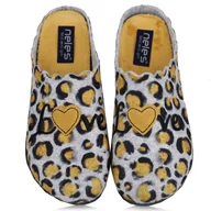 Kapcie damskie - Pantofle damskie hiszpańskie Neles 26333.677 AMARILLO R.36 - miniaturka - grafika 1