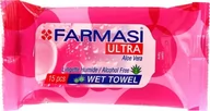 Chusteczki nawilżane - Farmasi chusteczki nawilżane Ultra Pink 15szt. - miniaturka - grafika 1