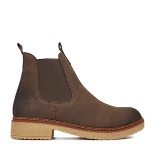 Botki Rieker CEO-Z5050-25 Brązowy - Botki damskie - miniaturka - grafika 1