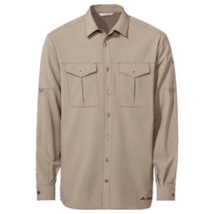 Koszula turystyczna Vaude Rosemoor LS Shirt II - linen uni - Odzież trekkingowa damska - miniaturka - grafika 1