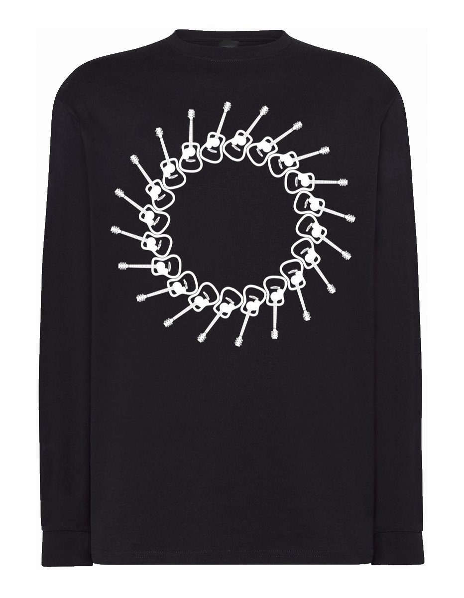 Longsleeve fajny nadruk Gitara Muzyka r.M