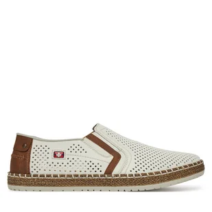 Półbuty Rieker B5297-80 Biały - Półbuty męskie - miniaturka - grafika 1