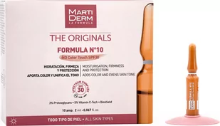 Ampułki ochronne MartiDerm No. 10 Color Touch SPF30 10 ampułek po 2 ml (8436589050525) - Balsamy i kremy do opalania - miniaturka - grafika 1