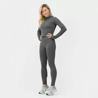 Spodnie sportowe damskie - Damskie legginsy treningowe Calvin Klein Seamless Leggin - szare - miniaturka - grafika 1