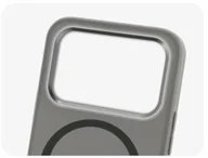 Etui i futerały do telefonów - Hello Case Etui Do Magsafe do iPhone 17 Pro Max Szary, Pancerne, Matowe Szkło 9H - miniaturka - grafika 1