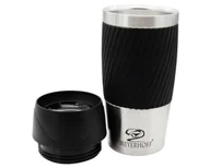 Kubki termiczne - Kubek Termiczny, Termos z dziubkiem Srebrny 350ml - miniaturka - grafika 1