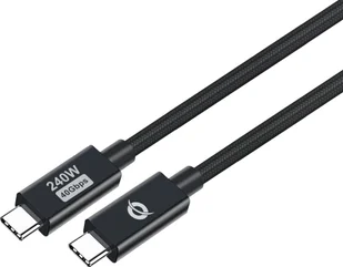 Kabel USB Conceptronic CONCEPTRONIC Kabel USB-C 4.0 -> C St/St 1.20m 5A  40Gbps sw - Kable USB - miniaturka - grafika 1