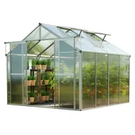 Szklarnie ogrodowe - GFP szklarnia Topas 4 rama aluminiowa 225x259 cm - płytami poliwęglanowymi ok. 8 mm - miniaturka - grafika 1