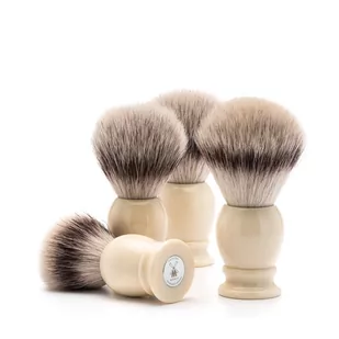 M MÜHLE MÜHLE  pędzel do golenia  seria Classic  Silver Tip Fibre L  żywica szlachetna kość słoniowa 33K257 - Pędzle do golenia - miniaturka - grafika 3