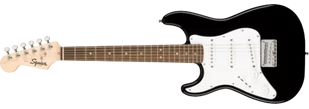 Squier Mini Stratocaster Left-Handed Laurel Fingerboard Black - Gitary elektryczne - miniaturka - grafika 1