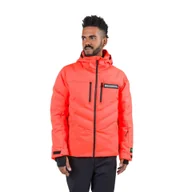 Kurtki narciarskie - Kurtka narciarska Rossignol męska Hero Blackside puffy JKT czerwona - 3XL - miniaturka - grafika 1