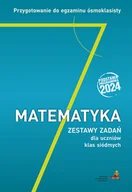 Podręczniki dla szkół podstawowych - Matematyka. Przygotowanie do egzaminu ósmoklasisty. Zestawy zadań dla uczniów klas siódmych. Podstawa programowa 2024 - miniaturka - grafika 1