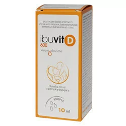 Polpharma Ibuvit D 600 krop.doustne 600j.m. 10ml 3059971 - Witaminy i minerały - miniaturka - grafika 1