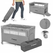 Łóżeczka i kojce - ŁÓŻECZKO TURYSTYCZNE SKŁADANE DOSTAWKA KOJEC TORBA TRANSPORTOWA LIVSMILJO - miniaturka - grafika 1