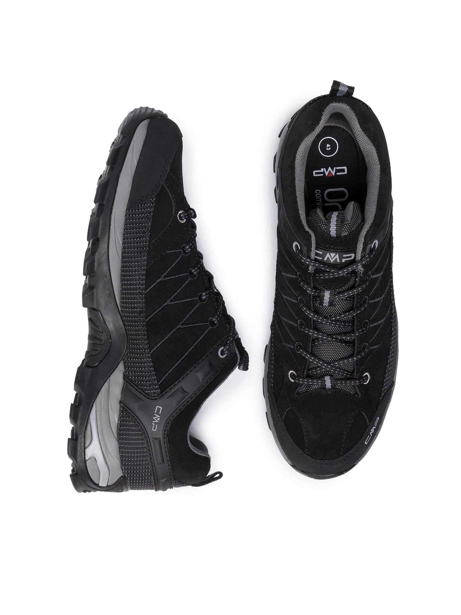 Buty trekkingowe męskie Cmp Rigel Low nero/grey 42 Eu