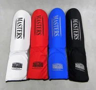 Ochraniacze do sportów walki - Masters FIGHT EQUIPMENT Nagolenniki elastyczne, NS-B4, rozmiar M - miniaturka - grafika 1