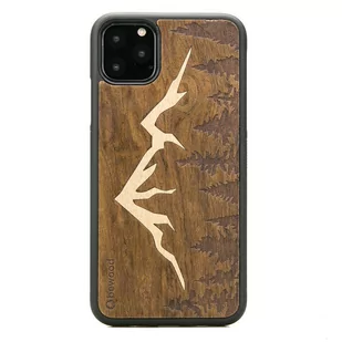 Bewood Drewniane etui iPhone 11 PRO MAX GÓRY IMBUIA - Etui i futerały do telefonów - miniaturka - grafika 1