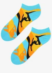 Kolorowe stopki męskie z postacią na desce Footies Men Surfer Marilyn - Skarpetki męskie - miniaturka - grafika 1