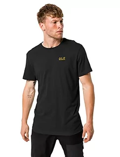 Koszulki męskie - Jack Wolfskin Essential t-shirt męski, czarny, s 1805781 - grafika 1