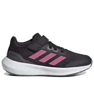Buty adidas Runfalcon 3.0 Elastic Lace Top Strap HP5875 - czarne - Koszulki i topy damskie - miniaturka - grafika 1