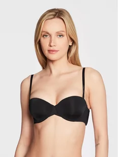 Calvin Klein Underwear Biustonosz bardotka 000QF5748E Czarny - Biustonosze - miniaturka - grafika 1