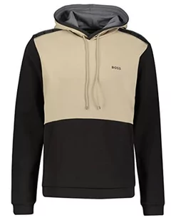 BOSS Męska bluza z kapturem 1, czarny, L (DE) - Bluzy męskie - miniaturka - grafika 1