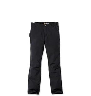 Spodnie Carhartt Stretch Duck Double Front Black - Spodnie sportowe męskie - miniaturka - grafika 1