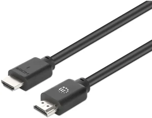 Manhattan 4K60 HDMI 2.0 Kabel 7,5 m 18 Gbit/s schwarz 356688 - Kable komputerowe i do monitorów - miniaturka - grafika 1
