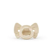 Smoczki uspokajające - Elodie Details - Smoczek Binky Bow - Oat White - miniaturka - grafika 1