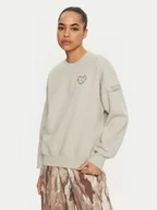 Bluzy damskie - Champion Bluza 117494 Écru Loose Fit - miniaturka - grafika 1