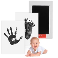 Ramki na zdjęcia - Niebrudzący Odcisk Rączki Stópki Dziecka Pamiątka U968 - miniaturka - grafika 1