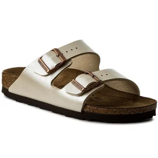 Klapki Birkenstock Arizona Bs 1009921 Złoty - Klapki i japonki damskie - miniaturka - grafika 1