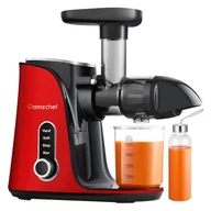 Inne urządzenia gastronomiczne - Wyciskarka wolnoobrotowa AMZCHEF GM3001-RD (czerwony) - miniaturka - grafika 1