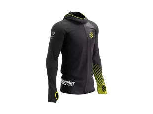 COMPRESSPORT Termiczna bluza biegowa 3D Thermo Hoodie Seamless SWIM BIKE RUN 2023 - Bluzy sportowe męskie - miniaturka - grafika 1