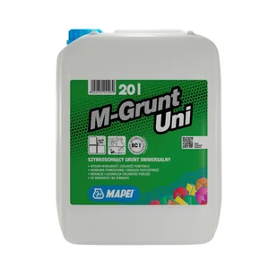 Grunt szybkoschnący M-GRUNT UNI 20L MAPEI - Grunty do ścian - miniaturka - grafika 1
