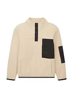 Bluzy dla dziewczynek - TOM TAILOR Chłopcy Bluza dziecięca z polaru 1034412, 10338 - Soft Light Beige, 164 - miniaturka - grafika 1