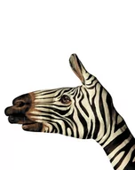 Koce - Koc narzuta dwustronna 160x200 z mikrofibry Zebra - miniaturka - grafika 1