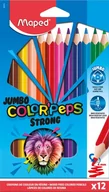 Przybory szkolne - Kredki Colorpeps Strong Jumbo 12 kolorów - miniaturka - grafika 1
