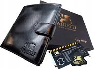 Portfele - DUŻY EKSKLUZYWNY SKÓRZANY PORTFEL MĘSKI ANTYKRADZIEŻOWY OCHRONA KART RFID - miniaturka - grafika 1